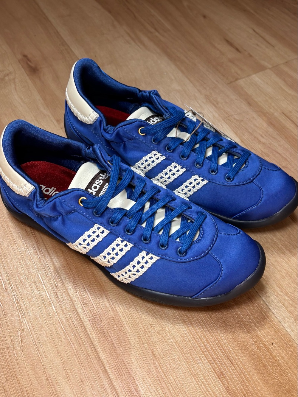 adidas x Wales Bonner Blue Lace-Up Casual Sneakers.